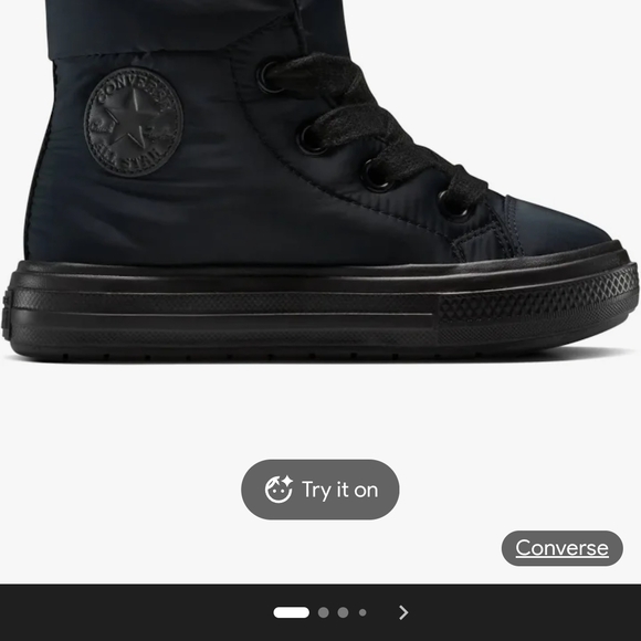 Converse Kids Black High-Top Sneakers